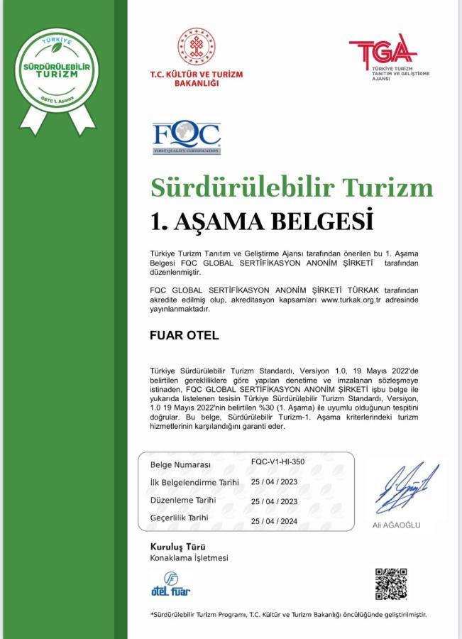 Fuar Hotel Istanbul Exterior foto